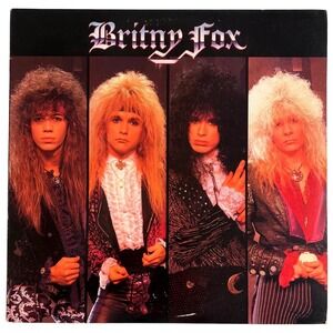 Britny Fox Self-Titled Vinyl LP 1988 Columbia C 44140 Girlschool Hair Metal